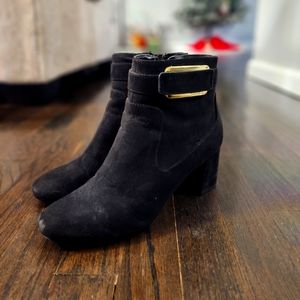 Black Suede Boots
